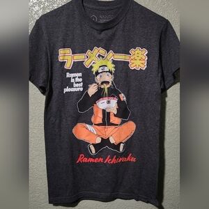 Naruto Ramen Graphic Tee - Dark Gray